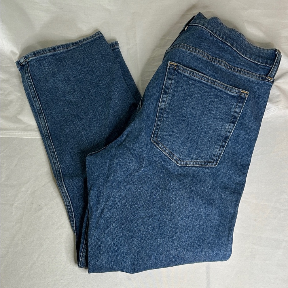 GAP Women's Cheeky Straight High Rise Jeans - Blue - Picture 5 of 5
